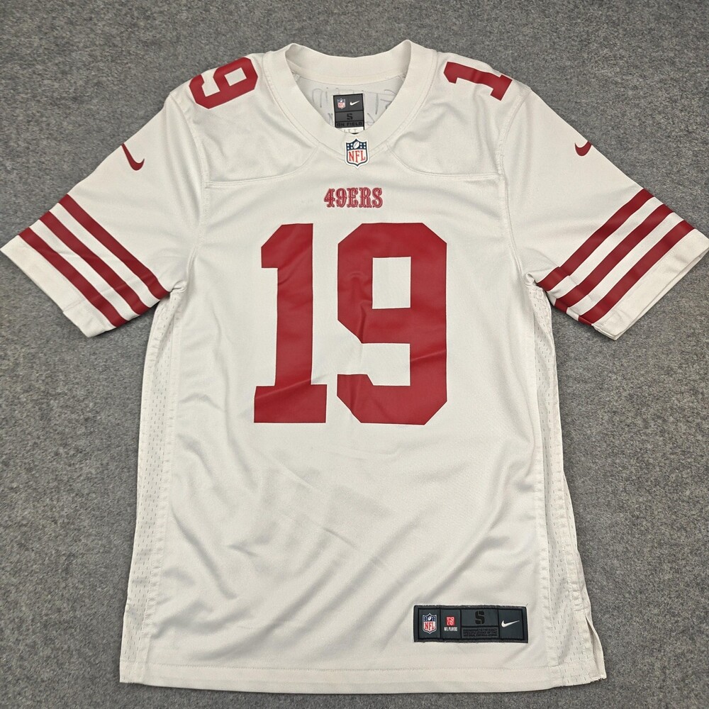 San Francisco 49ers Jersey Mens Small White NFL Football Nike Deebo Samuel 19